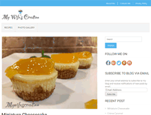 Tablet Screenshot of mywifescreation.com